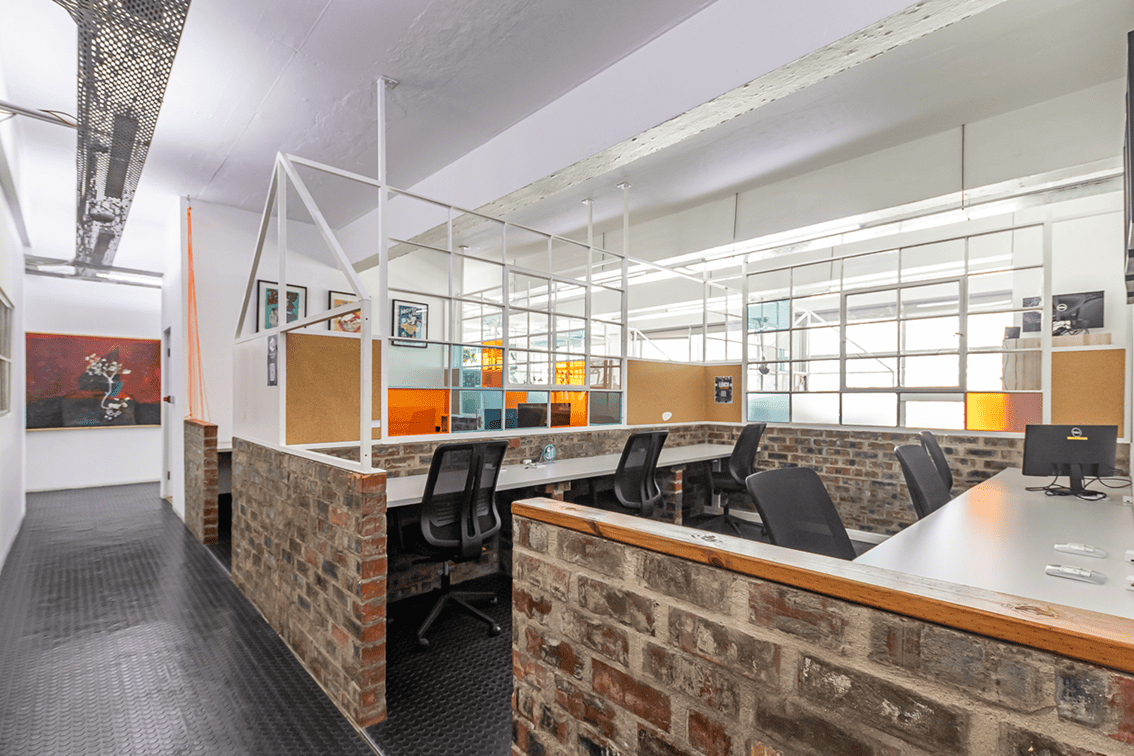 Team working at Cape Town Office coworking space, 62 Roeland Street