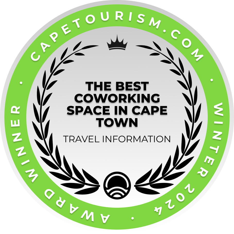 Cape Tourism Best Coworking Space 2024 badge
