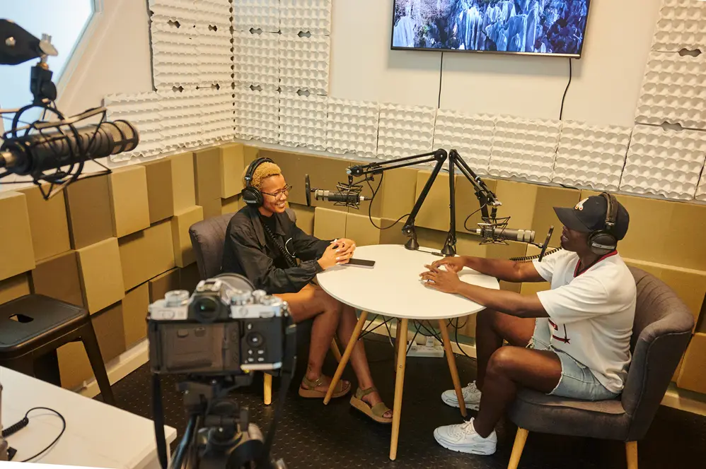Cape Town Office podcast studio at 62 Roeland Street, Cape Town